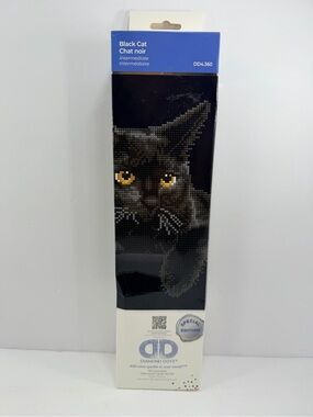 NIB Diamond Dotz Special Edition Black Cat Diamond Art Painting Kit Intermediate